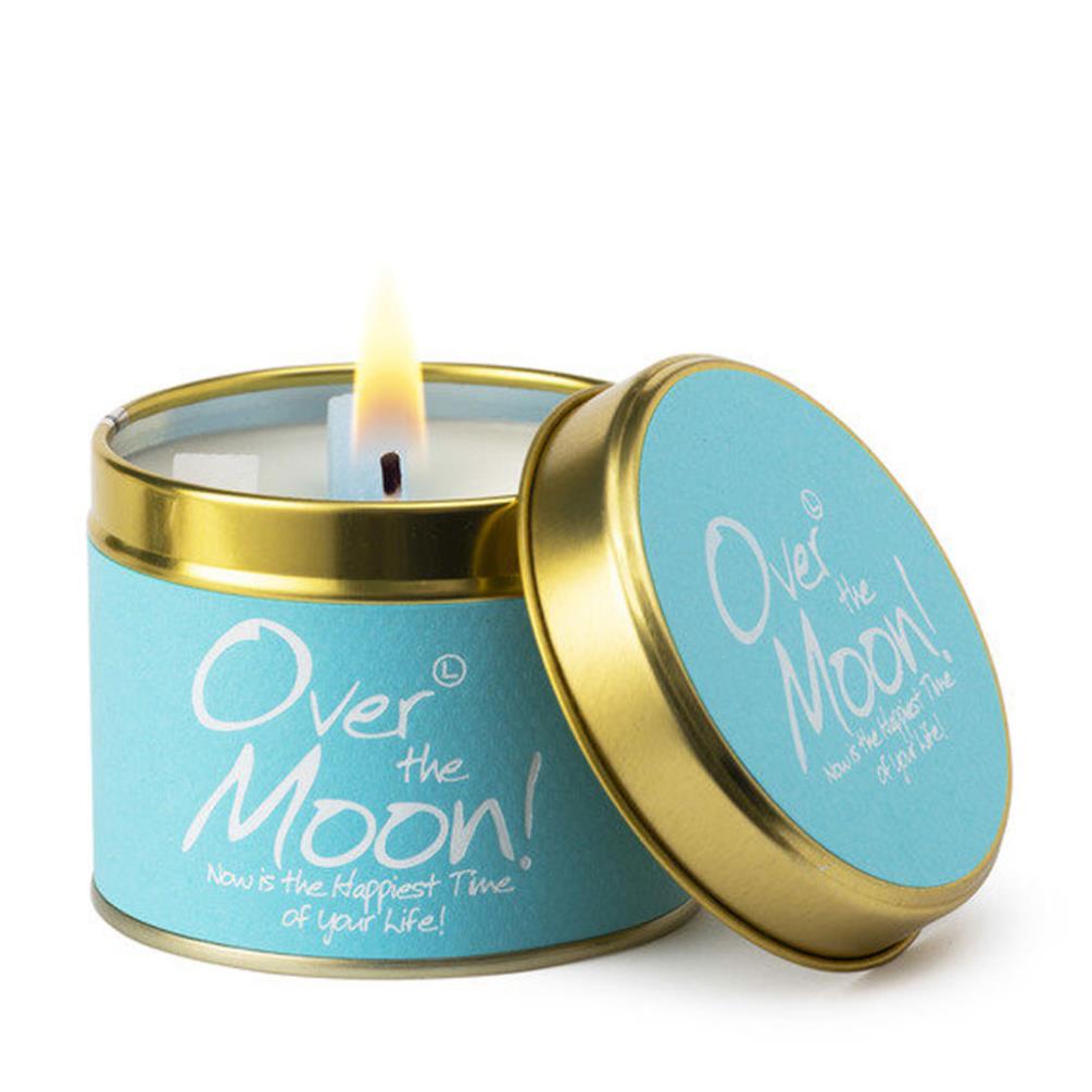 Lily-Flame Over The Moon! Tin Candle £9.89